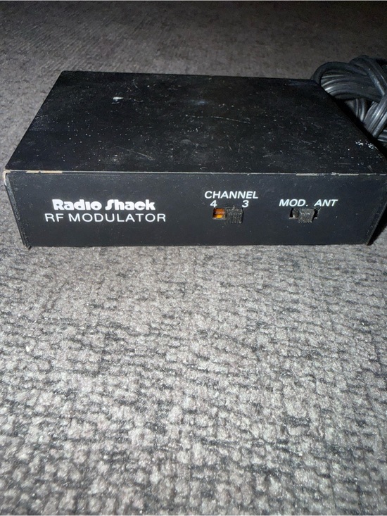 Radio Shack Other - Vintage Radio Shack RF Modulator Channel 3/4 AV Video TV Converter Retro Gaming